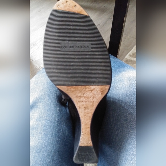 Costume National Italian suede wedges - Picture 4 of 5